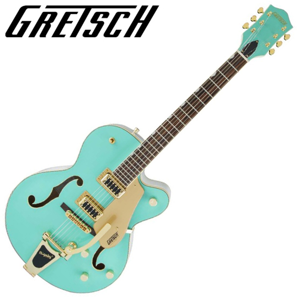 그레치 할로우바디 일렉기타 GRETSCH G5420TG LTD 2-Tone Sea Foam Green on White [Limited Edition] (한국생산&amp;하드케이스포함)