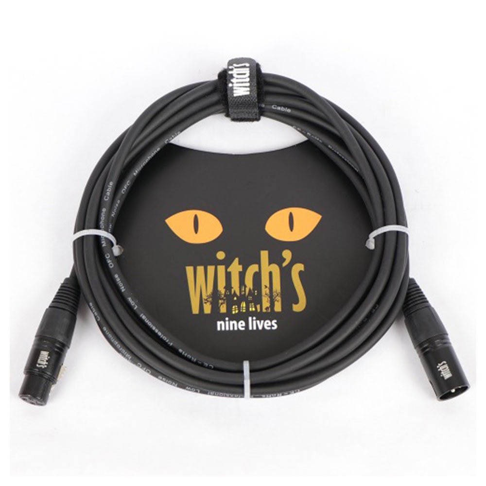 witch&#039;s nine lives 마이크 케이블 MIC CABLE BLACK (1.5m/3m/5m/7m/10m)
