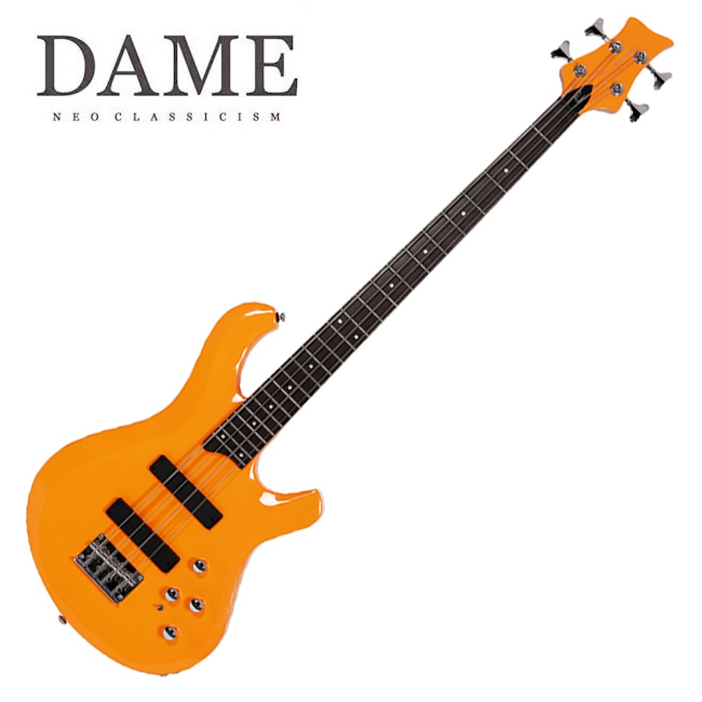 데임 베이스기타 폴앤폴 DAME Fall&amp;Paul 250 Orange